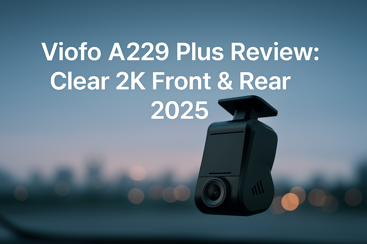Viofo A229 Plus Review Clear 2K Front & Rear 2025